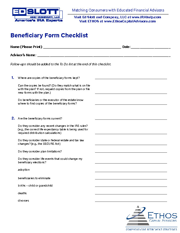 Beneficiary Form Checklist-thumbnail